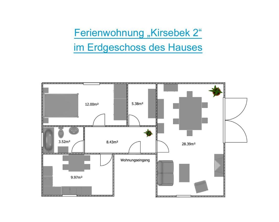 Apartments Kirsebek Kappeln Esterno foto